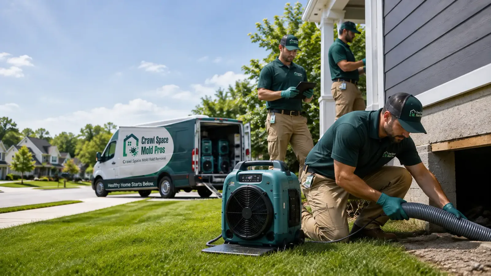 Crawl Space Mold Removal in Granville, OH
